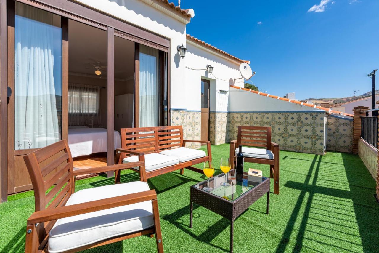 Casa Angelita Caminito Del Rey, Duplex Con Terraza En El Centro De Andalucia Guest House Valle de Abdalagis Luaran gambar